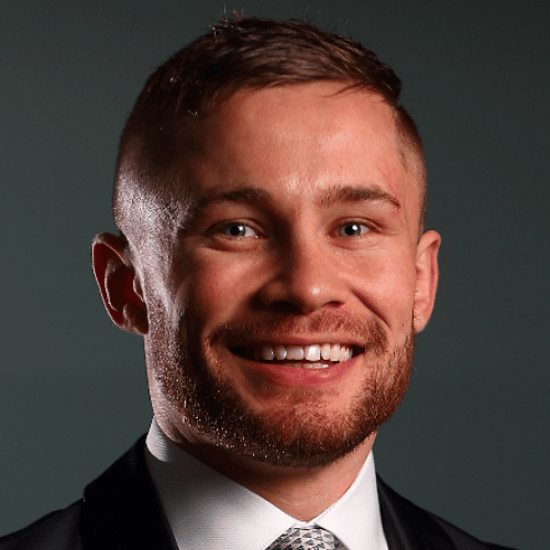 IBF Super-Bantamweight World Champion Boxer carl frampton head shot front row speakers