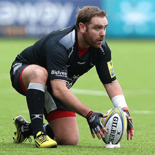 Former Rugby Player, Pundit & Presenter Andy Goode head shot front row speakers