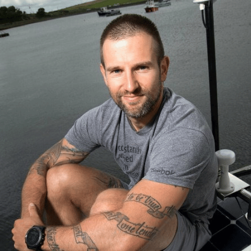 Extreme Environment Athlete & Speaker Gavan Hennigan head shot front row speakers