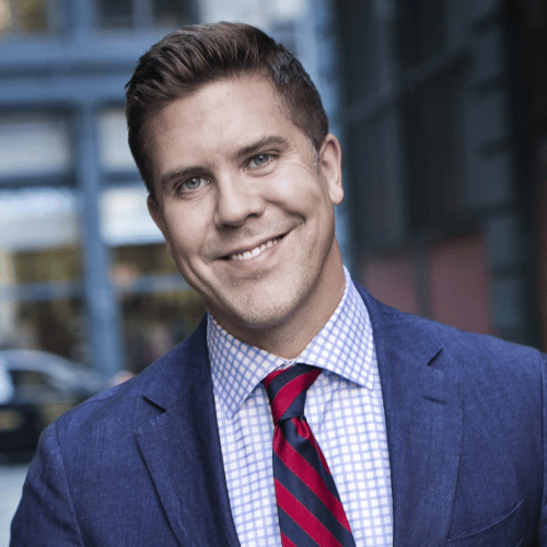 Businessman, TV Personality Fredrik Eklund head shot front row speakers